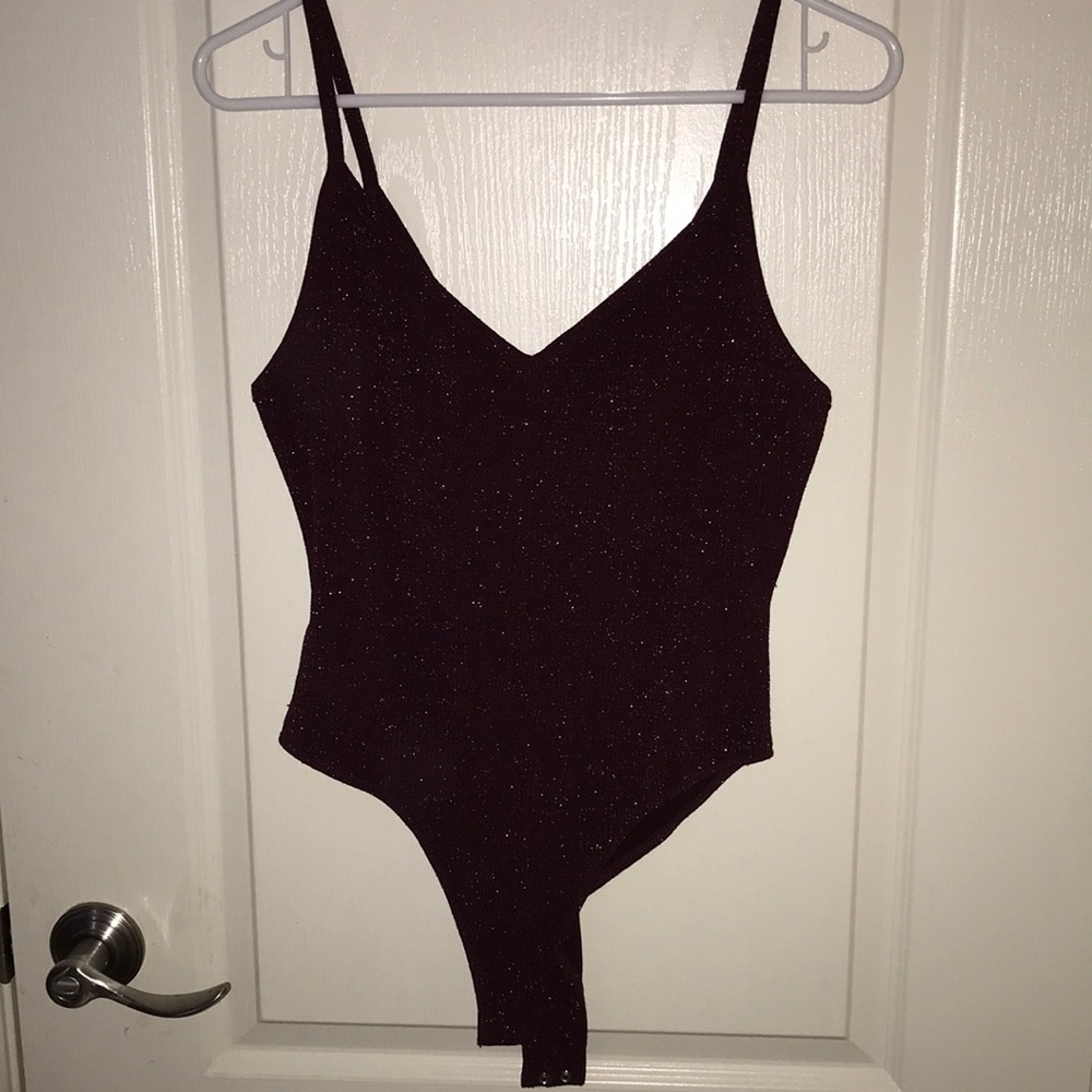Burgundy Body suit